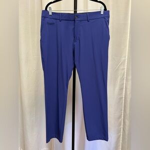 Kjus blue regular fit golf pants | size 36x32
